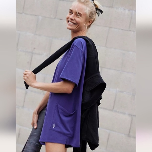 FREE PEOPLE MOVEMENT Casual Hot Shot Tee Romper Size X-Small New - Picture 2 of 16